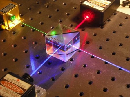 rgb lasers used to create it