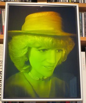 Holographic portrait of the late Princess of Wales: Diana 