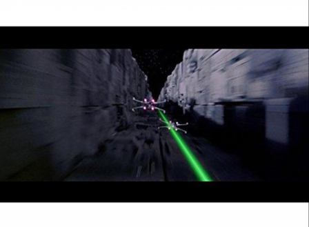 Star Wars 3D Hologram 'Death Star Attack Run' (Full-parallax Hologram)