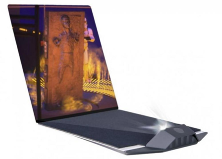 Star Wars 3D Hologram 'Han Solo'  (Full-parallax Hologram)