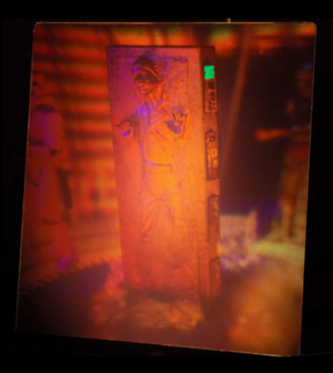Star Wars 3D Hologram 'Han Solo'  (Full-parallax Hologram)