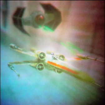 Star Wars 3D Hologram &#039;Death Star Attack Run&#039; (Full-parallax Hologram)