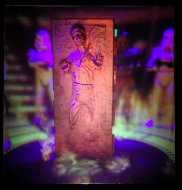 Star Wars 3D Hologram 'Han Solo'  (Full-parallax Hologram)