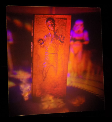 Star Wars 3D Hologram 'Han Solo'  (Full-parallax Hologram)