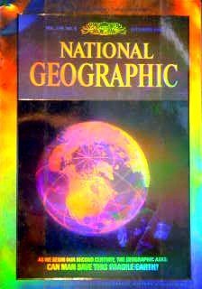 National Geographic Earth Hologram cover 1988